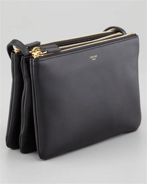 Celine Céline Small Trio Crossbody Bag 